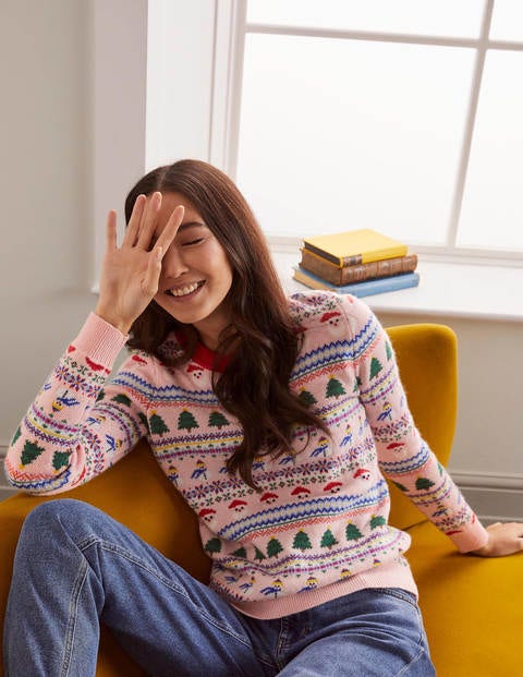 Christmas Sweater - Boto Pink, Christmas Christmas Sweater - Boto Pink, Christmas