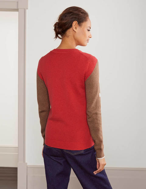 Christmas Jumper - Hot Pepper Red, Reindeer Christmas Jumper - Hot Pepper Red, Reindeer