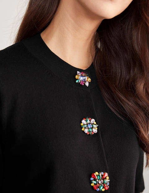 boden black cardigan
