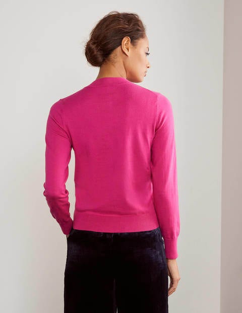 Howe Verzierter Cardigan - Pink Flambe Howe Verzierter Cardigan - Pink Flambe