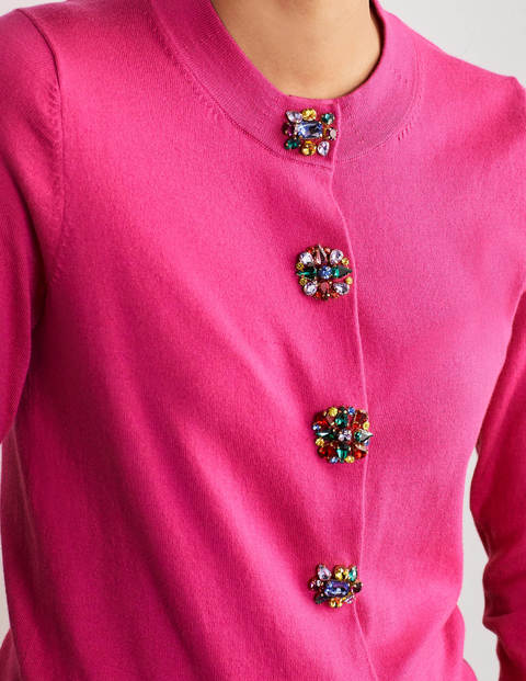 Howe Verzierter Cardigan - Pink Flambe Howe Verzierter Cardigan - Pink Flambe