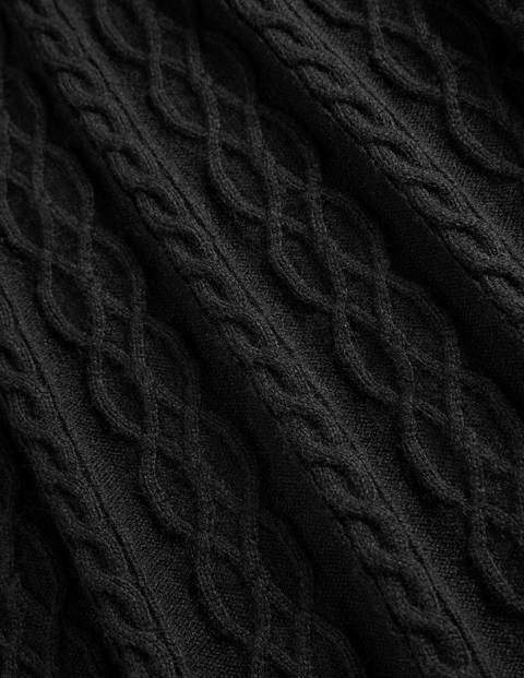 Erica Cable Knitted Dress - Black Erica Cable Knitted Dress - Black