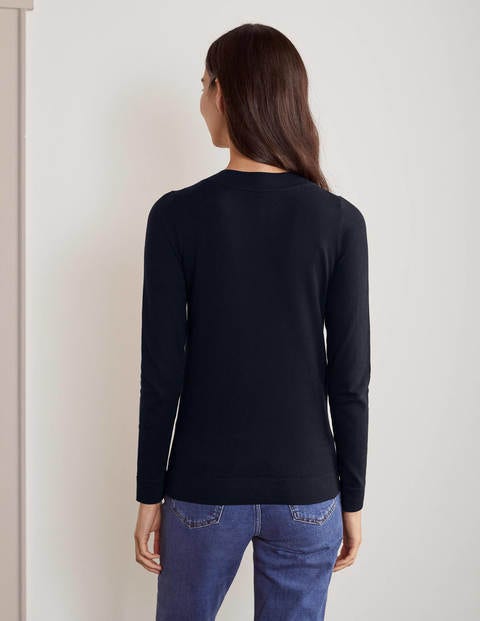 Pull Howe à ornements - Navy Pull Howe à ornements - Navy