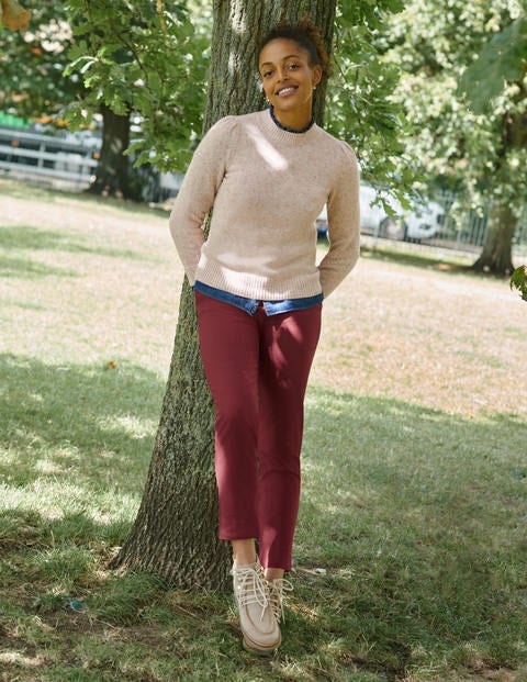 Richmond 7/8 Trousers - Maroon Richmond 7/8 Trousers - Maroon