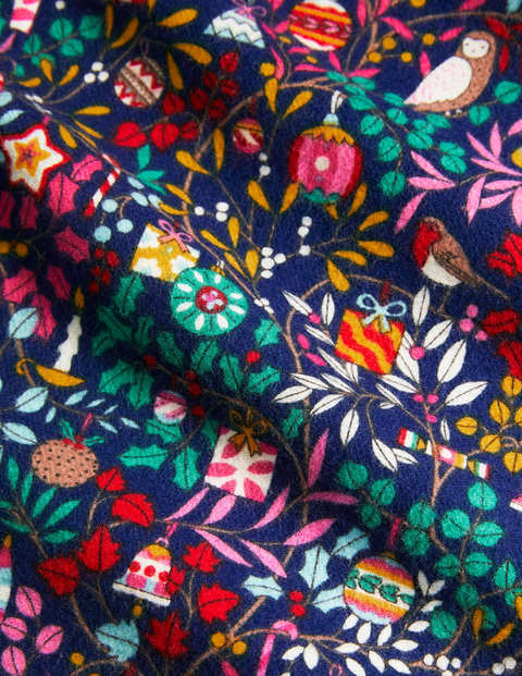 Vanessa Cosy Bottoms - Blue Depths, Festive Joy Vanessa Cosy Bottoms - Blue Depths, Festive Joy