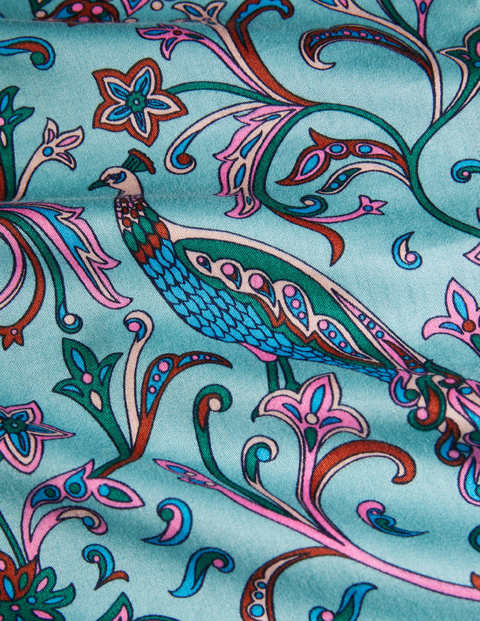 Bas de pyjama Janie - Bleu glacé, motif Fanciful Peacock Bas de pyjama Janie - Bleu glacé, motif Fanciful Peacock