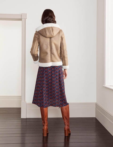 Veste Thurso en sherpa - Camel Veste Thurso en sherpa - Camel