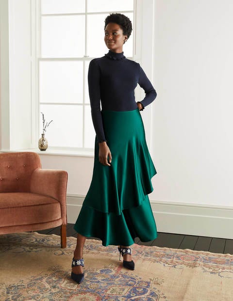 Elizabeth Wrap Skirt - Deep Forest Elizabeth Wrap Skirt - Deep Forest