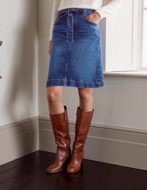 Julianne Jeansrock - Mittleres Vintageblau, Denim (Mittlere Waschung) Julianne Jeansrock - Mittleres Vintageblau, Denim (Mittlere Waschung)