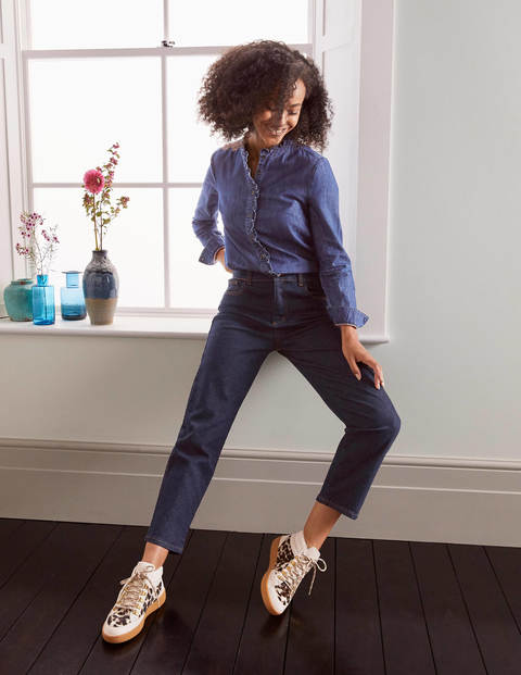 Barrel-Jeans - Indigoblau Barrel-Jeans - Indigoblau