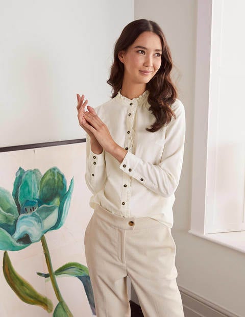 Margie Cord Shirt - Ecru Margie Cord Shirt - Ecru
