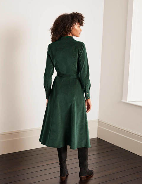 Judith Cord Shirt Dress - Palm Leaf Judith Cord Shirt Dress - Palm Leaf
