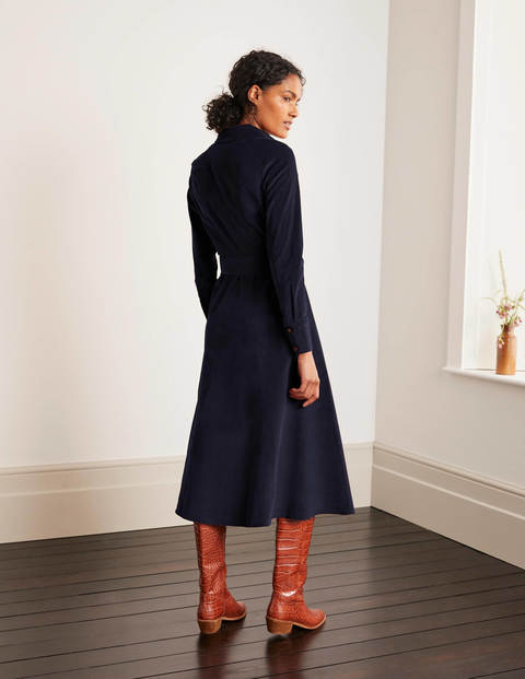Judith Cord-Hemdblusenkleid - Navy Judith Cord-Hemdblusenkleid - Navy