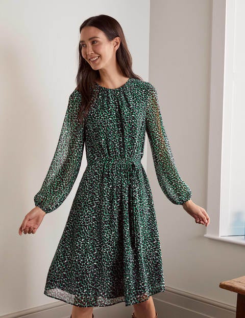 Dorothy Dress - Wild Meadow, Black, Abstract Dorothy Dress - Wild Meadow, Black, Abstract