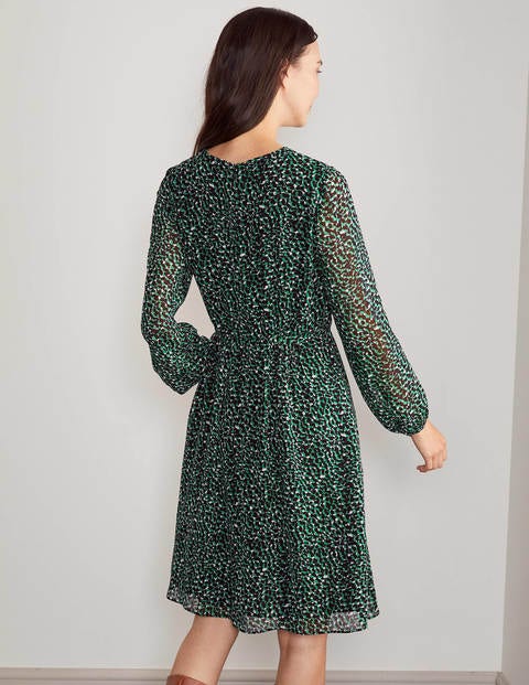 Dorothy Dress - Wild Meadow, Black, Abstract Dorothy Dress - Wild Meadow, Black, Abstract