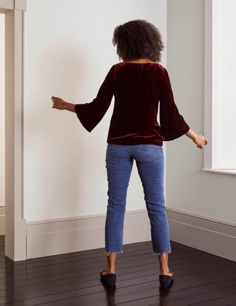 Kate Velvet Top - Ruby Ring Kate Velvet Top - Ruby Ring
