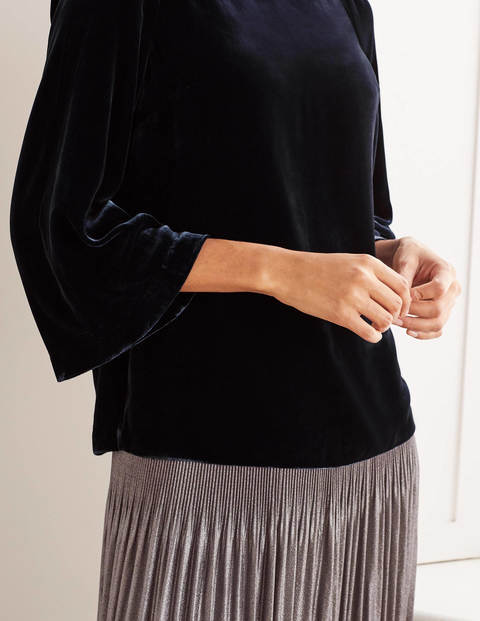 Kate Velvet Top - Navy Kate Velvet Top - Navy