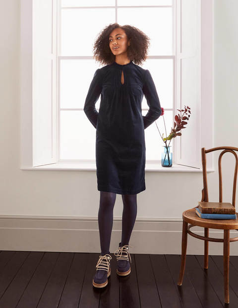 Cornelia Cord Dress - Navy Cornelia Cord Dress - Navy