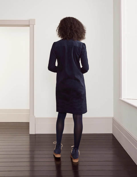 Cornelia Cord Dress - Navy Cornelia Cord Dress - Navy