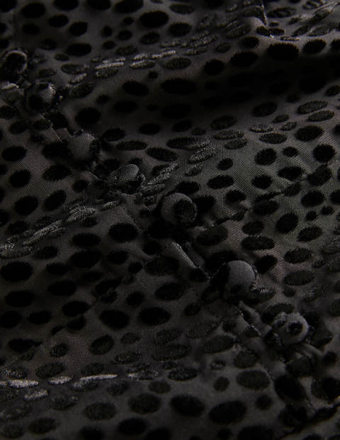 Dolores Dress - Black, Dalmatian Dot Dolores Dress - Black, Dalmatian Dot