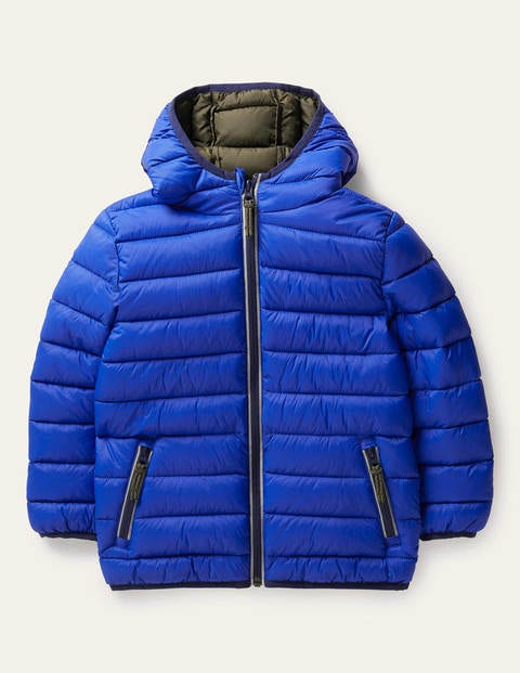 Cosy Pack-away Padded Jacket - Brilliant Blue