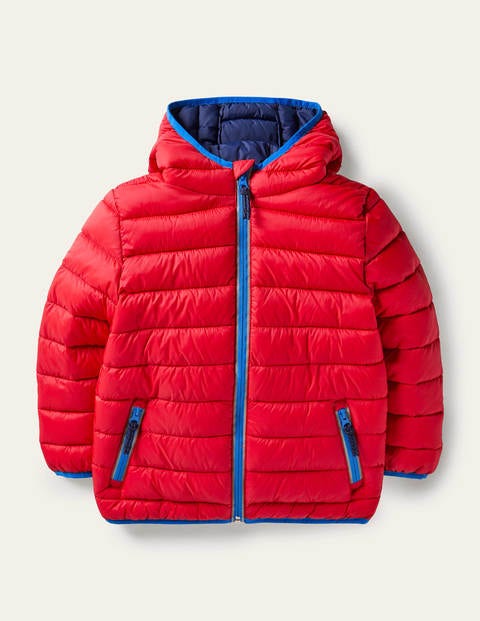 Cosy Pack-away Padded Jacket - Rockabilly Red