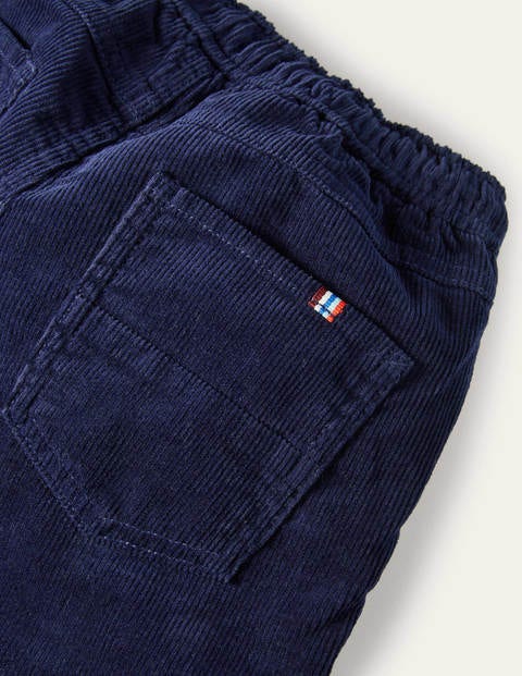 Lässige schmale Hose zum Hineinschlüpfen - Schuluniform-Navy, Cord Lässige schmale Hose zum Hineinschlüpfen - Schuluniform-Navy, Cord