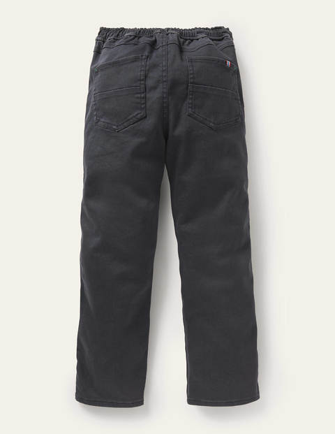 Relaxed Slim Pull-on Pants - Soot Grey Relaxed Slim Pull-on Pants - Soot Grey