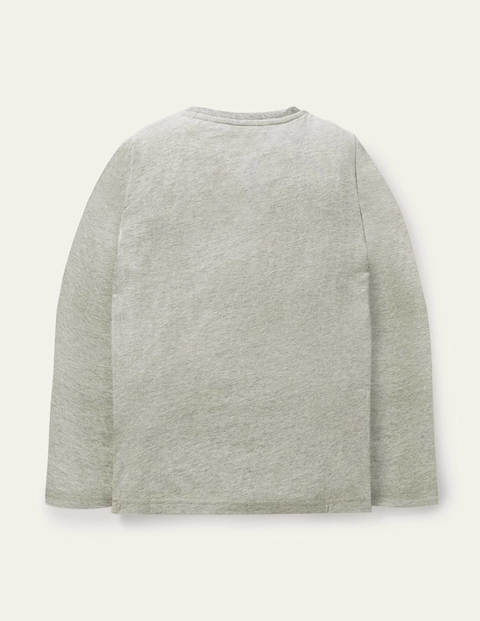 Lift-the-flap Scene T-shirt - Grey Marl Train Lift-the-flap Scene T-shirt - Grey Marl Train