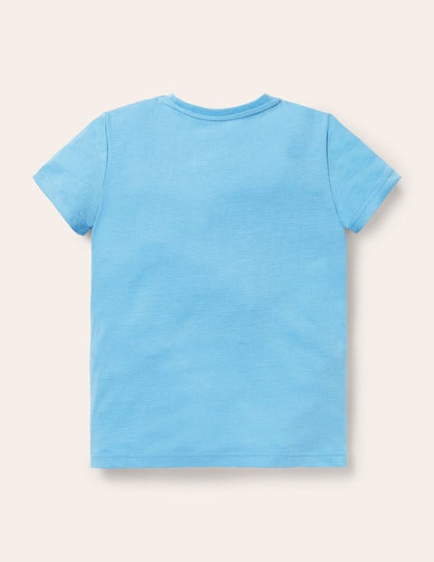 T-shirt avec décor graphique - Stade bleu surf T-shirt avec décor graphique - Stade bleu surf