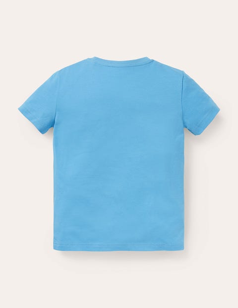Activity Appliqué T-shirt - Surfboard Blue Sprout Activity Appliqué T-shirt - Surfboard Blue Sprout