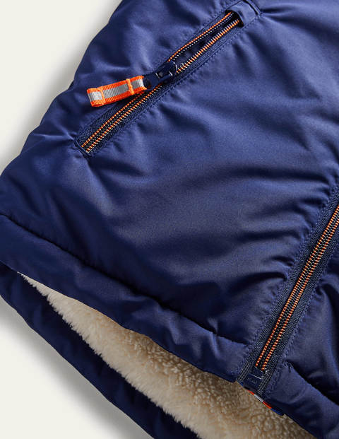 Cosy Sherpa-lined Anorak - College Navy Cosy Sherpa-lined Anorak - College Navy