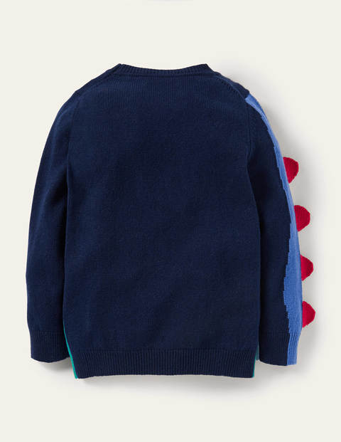 Graphic Crew Jumper - College Navy Dinosaur Graphic Crew Jumper - College Navy Dinosaur