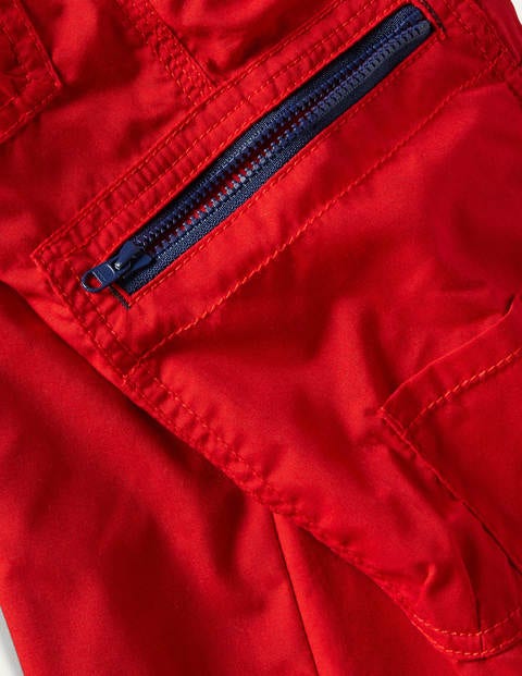 Cosy Lined Cargo Pants - Rockabilly Red Cosy Lined Cargo Pants - Rockabilly Red