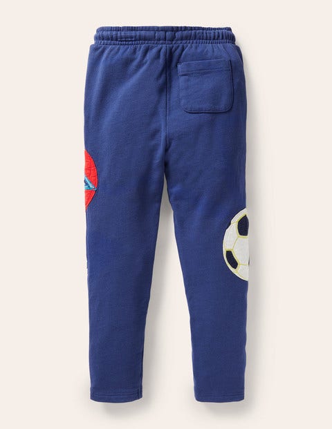 Jogginghose mit Applikation - Segelblau, Fußball Jogginghose mit Applikation - Segelblau, Fußball