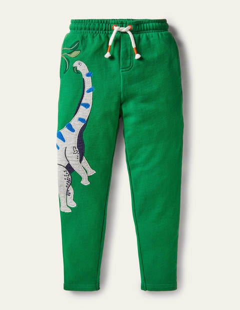 Appliqué Joggers - Highland Green Dinosaur Appliqué Joggers - Highland Green Dinosaur