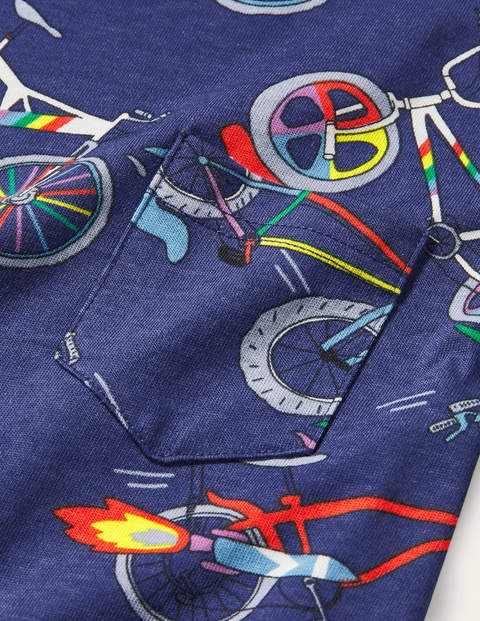 Short-sleeved Printed T-shirt - Starboard Bonkers Bikes Short-sleeved Printed T-shirt - Starboard Bonkers Bikes