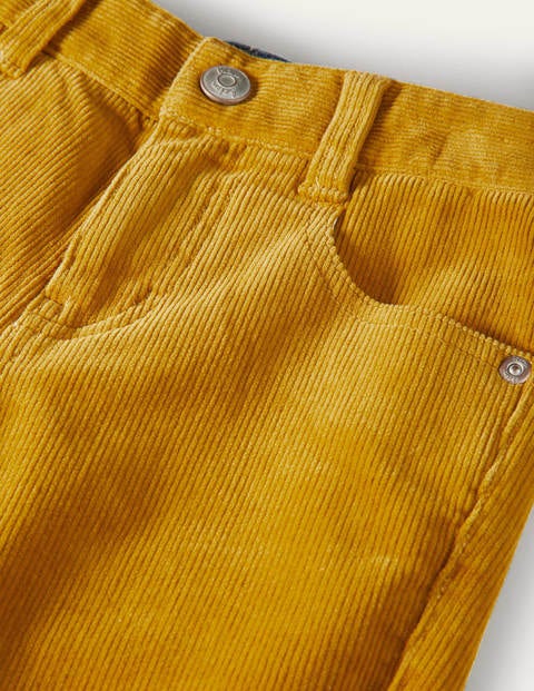 Slim Cord Stretch Pants - Honeycomb Yellow Slim Cord Stretch Pants - Honeycomb Yellow
