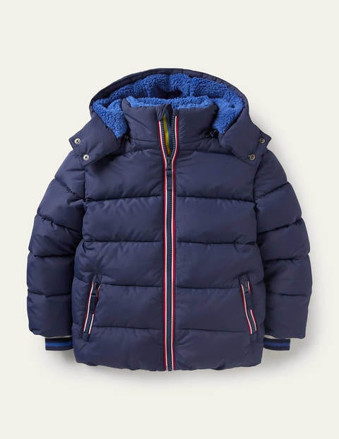 Shower-Resistant Padded Jacket - College Navy Shower-Resistant Padded Jacket - College Navy