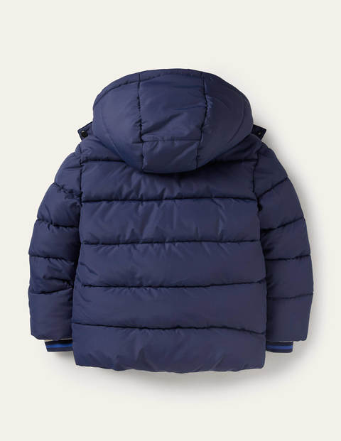 Water Resistant Padded Jacket - College Navy