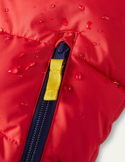 Wasserabweisende wattierte Jacke - Rockabilly-Rot/Navy, Regenbogen Wasserabweisende wattierte Jacke - Rockabilly-Rot/Navy, Regenbogen
