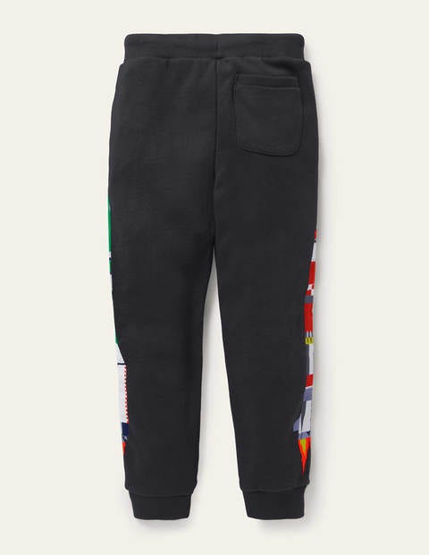 Graphic Space Joggers - Smoke Grey Rockets