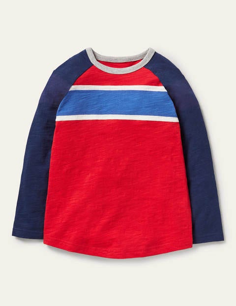 Raglan T-Shirt - Rocket Red/Starboard Blue Raglan T-Shirt - Rocket Red/Starboard Blue