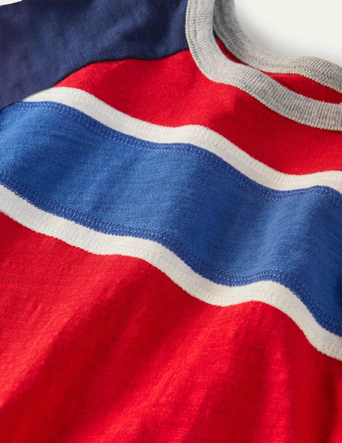 Raglan T-Shirt - Rocket Red/Starboard Blue Raglan T-Shirt - Rocket Red/Starboard Blue