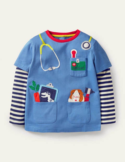 Occupational Appliqué T-shirt - Elizabethan Blue Vet Occupational Appliqué T-shirt - Elizabethan Blue Vet