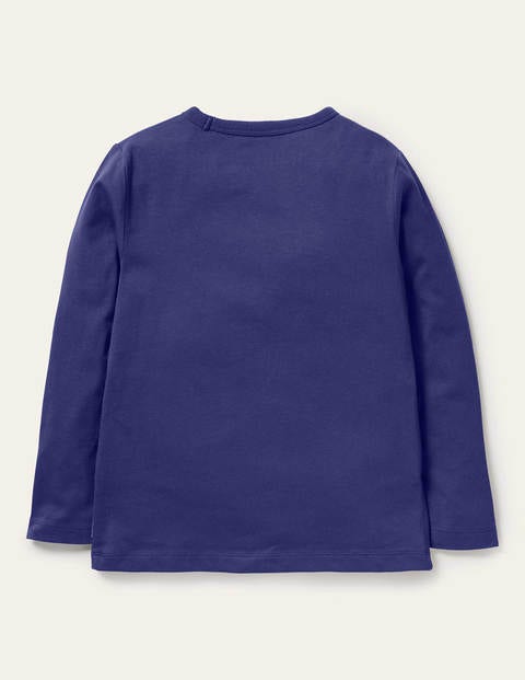 Space Appliqué T-shirt - Starboard Blue Control Centre Space Appliqué T-shirt - Starboard Blue Control Centre