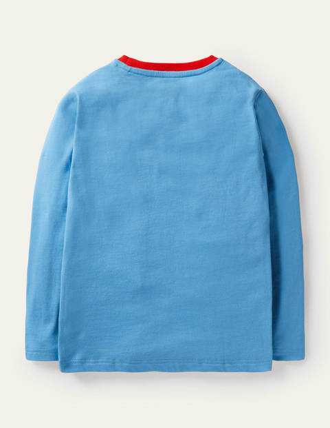 Transport Appliqué T-shirt - Surfboard Blue Vehicles Transport Appliqué T-shirt - Surfboard Blue Vehicles