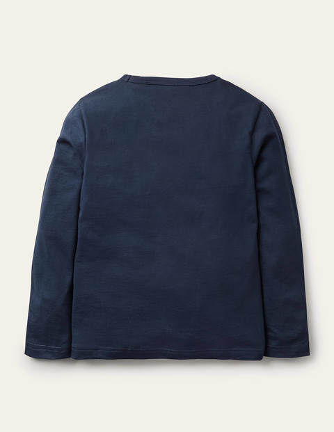 Lift-the-flap Space T-shirt - Stormy Blue UFO Landing Lift-the-flap Space T-shirt - Stormy Blue UFO Landing