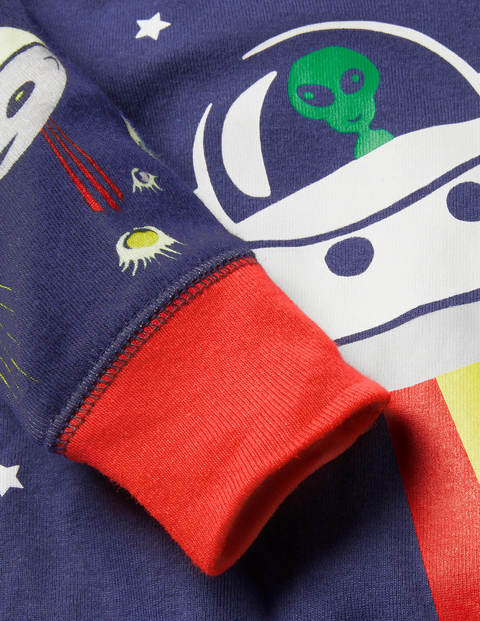 Snug Long John Pyjamas - Starboard Blue UFO Snug Long John Pyjamas - Starboard Blue UFO