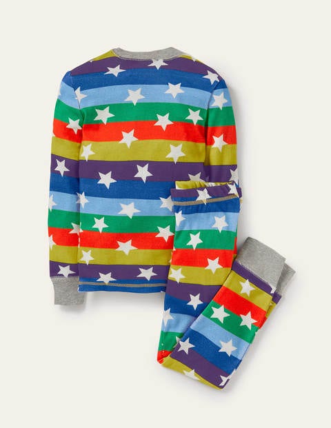 Snug Glow-in-the-dark Pyjamas - Rainbow Glowing Stars Snug Glow-in-the-dark Pyjamas - Rainbow Glowing Stars